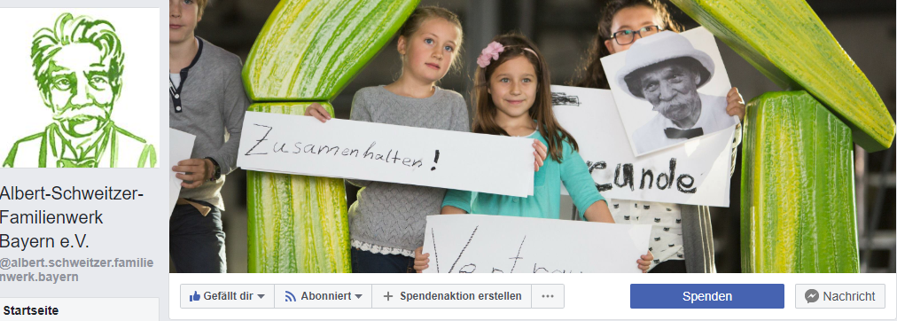 Facebook Seite - Albert Schweitzer Familienwerk Bayern e.V.